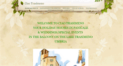 Desktop Screenshot of ciaotrasimeno.com